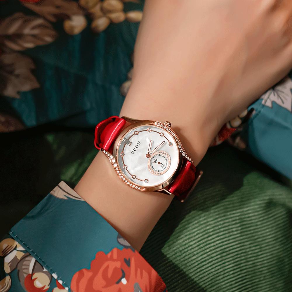 New Style Watch, Feminine, Fashionable, Large Dial, Domineering Belt, Quartz Waterproof Ladies Watch