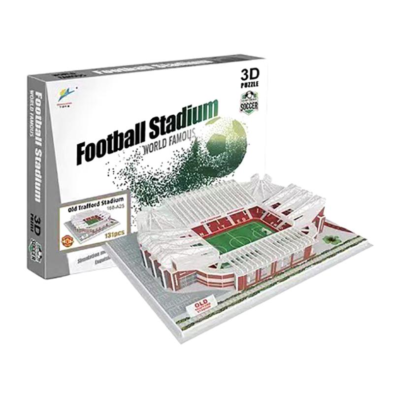 1 шт. Игрушки для фанатов на день рождения, подарки, миниатюрное футбольное поле, 3D-головоломка для самостоятельного изготовления, всемирно известные модели стадионов, футбольная игра, периферийные игрушки