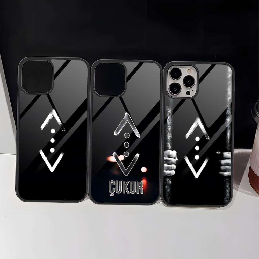 Чехол для телефона Турецкий сериал Чукур для iPhone 16 Pro 15 Pro Max 14 12 11 13 Mini 8 7 Plus X Xs XR PC+TPU Дизайн