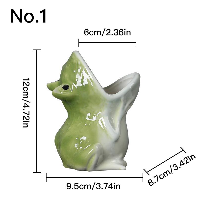 Креативный цветочный горшок с лягушкой, сочный горшок, керамический горшок для цветов, домашний декор, настольный орнамент, бонсай, горшок для растений, украшение сада