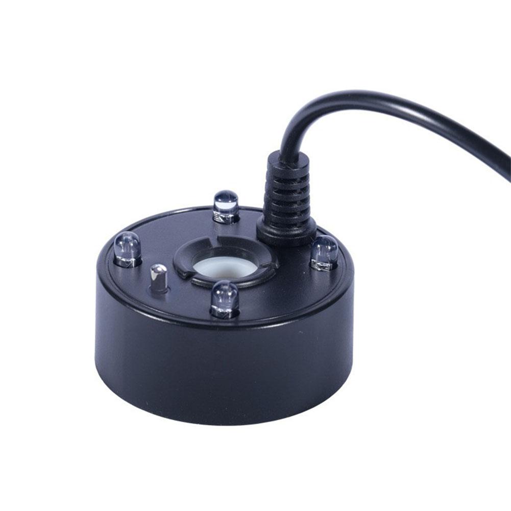 5V USB Увлажнитель Туманообразователь Распылитель Водяная Фонтанная Струя Аквариум Пруд Распылительная Головка С 4 Цветными Светодиодными Огнями Декор для Аквариумов