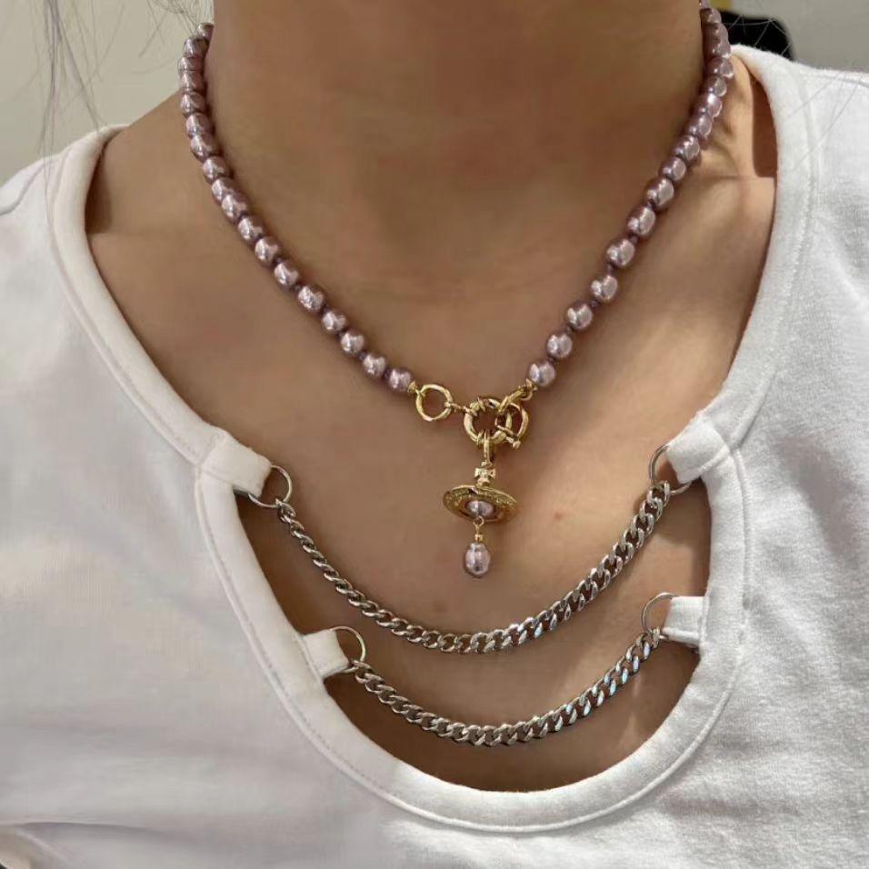 Ожерелье из барочного жемчуга в форме капли для вдовствующей императрицы