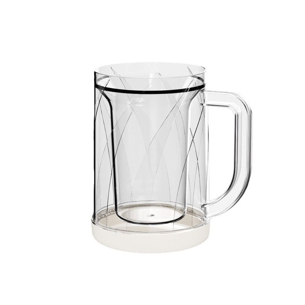 Double Layer Liquid Refrigerator Frozen Cup Summer Drink Glass Beer Mug Transparent Beer Mugs