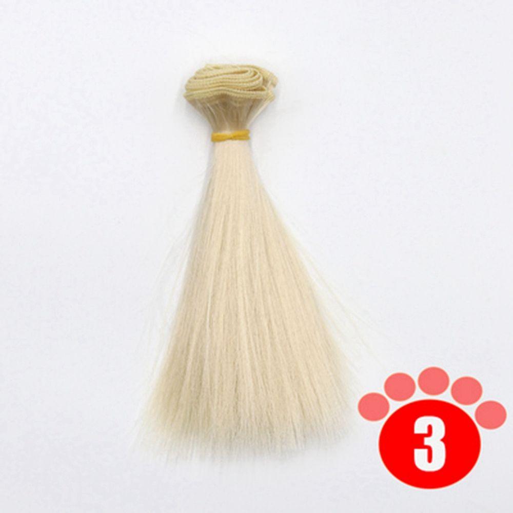 1PC Hot Synthetic Fiber High-temperature Wire DIY Dolls Accessories Doll Wigs Long Straight Wig Hair
