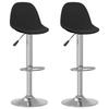 VidaXL Bar Stools, 2 Pcs Black Fabric