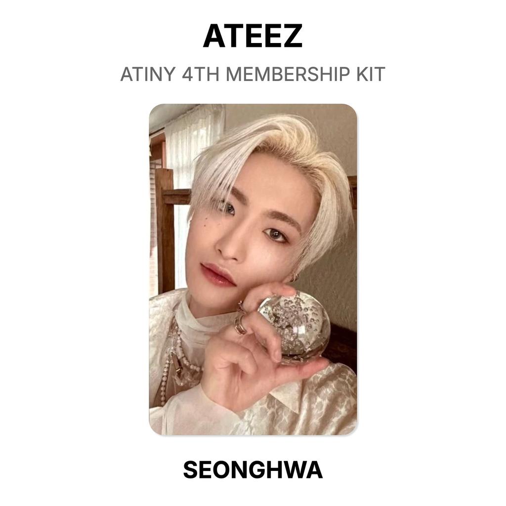 ATEEZ КИТ 4-ГО ЧЛЕНСТВА ATINY Официальная фотокарточка