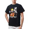 Naruto Shippuden Casual Short Plus Black T-Shirt, Sleeve, Size, Men's,