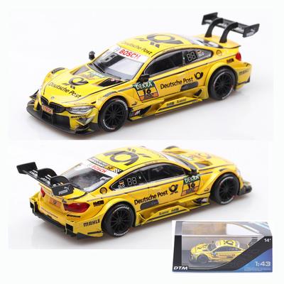 1:43 масштаба M4 GTR гоночный литой автомобиль, модель детского автомобиля, игрушки, подарки для детей с коробкой для показа, коллекция моделей автомобилей