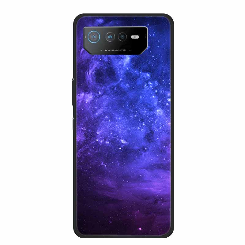 Чехол для телефона Asus ROG Phone 6D Ultimate Задняя крышка Черный ТПУ Силикон Мягкий Чехол Для Asus ROG Phone 6 Pro Чехол Phone6 Pro