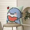 Мультяшный Милый Монстр Акулы Наволочка Комфорт Диван-кровать Шелковистый элегантный Невидимая молния Декоративная наволочка