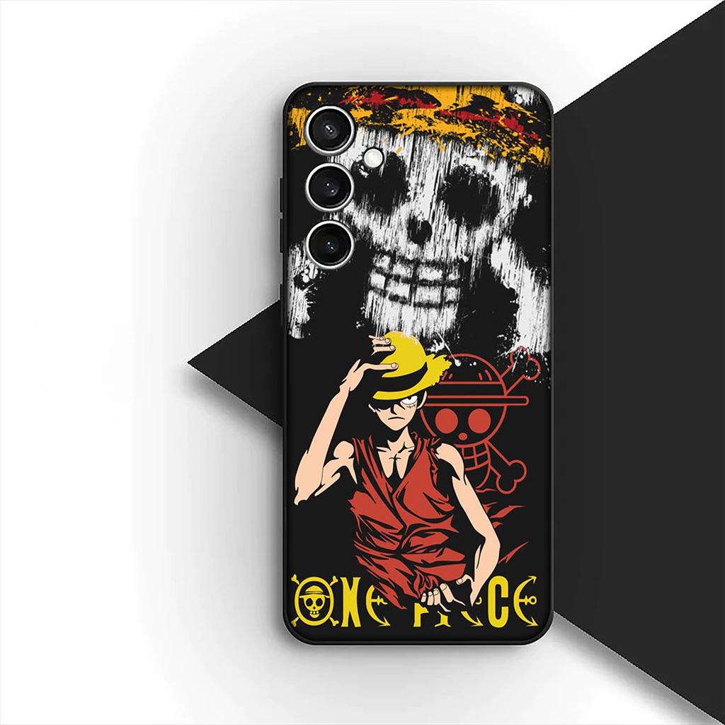 for Samsung Galaxy S20 S22 S21 FE Ultra Plus A07 A17 A15 A16 A25 A57 A37 Phone Cover Soft Case Portgas D Ace One Pieces Luffy