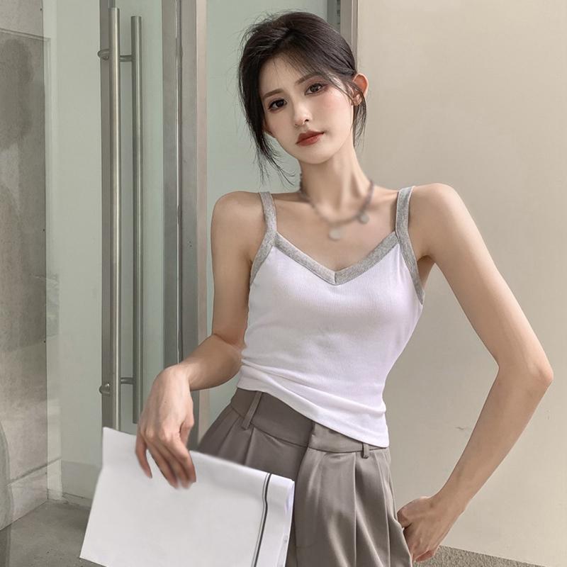 Women's Vest Sling Slim Fit Versatile Including Chest Pad