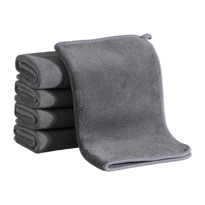 Quick-Dry Thick Coral Fleece Pet Bath Towel for Dogs & Cats