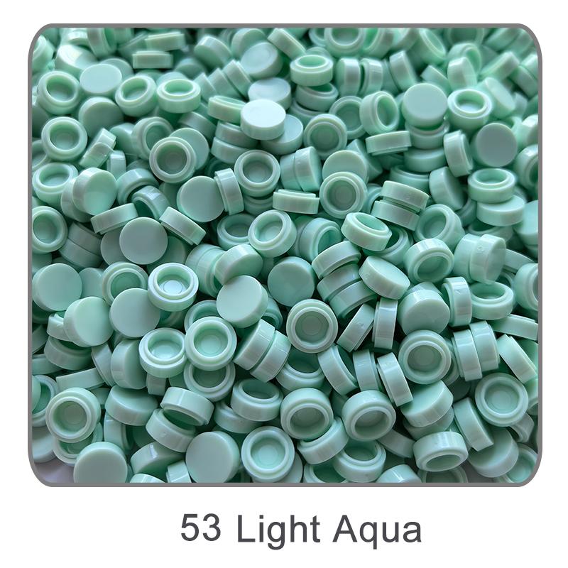 1000PCS 98138 Round Tile 1x1 Flat Circle Pixel Art Stuff Painting Construction Block Mosaic Drawing ideal for Artist Professional Player