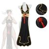 Длинное платье-чеонсам для косплея Chunli, женские костюмы персонажей, вечеринка на Хэллоуин, косплей по играм, костюмы для косплея на выставках комиксов