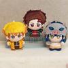 10cm Anime Demon Slayer Kimetsu No Yaiba Plush Kamado Tanjiro Agatsuma Zenitsu Hashibira Inosuke Tomioka Giyuu Pendant Doll Toys