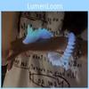 Vibrant 3d Printed Luminous Rainbow Dragon Art Piece Stylish Display Sculpture 30cm