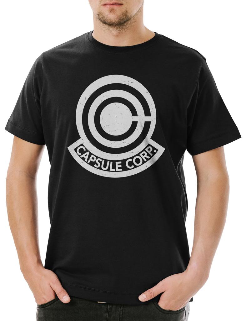 Capsule Corp A Mens T-Shirt Mens Womens Tees Top Super Saiya Gym Son Dragon Goku Ball Z Fitness