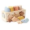 Mamimami Home Wooden Rod Building Wooden Car 1 Year 2 Years 3 Years Shape Early Fingertip Educational Baby Kindergarten Birthday Gift Puzzle,
