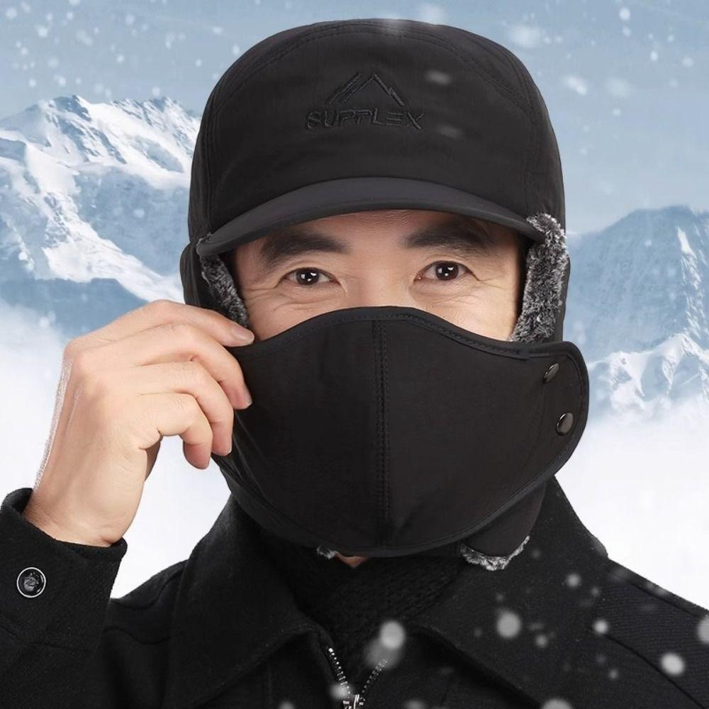 Winter Ski Thick Balaclava Windproof Warm Snow Cap High Quality Winter Hats for Men Women