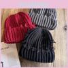 Color With Solid Hole Knitted Hat For Men Women Winter Street Headgear Fashion