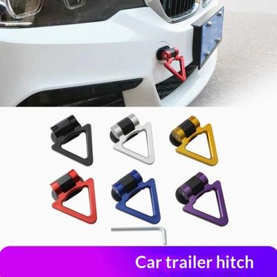 ABS Автостайлинг Крюки для прицепа Симуляция гоночного кольца Наклейка на бампер Декор Наклейка на буксировочный крюк Универсальный буксировочный крюк для автомобиля
