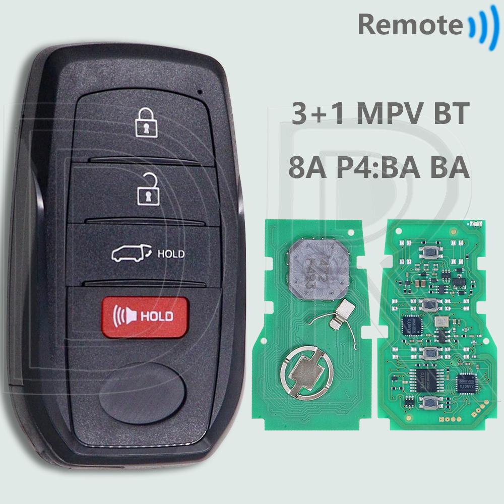 DR HYQ14FBX B3N2K2R 8A P4:Автомобильный пульт ДУ BA для Toyota Corrolla Crown Voxy Highlander Land Cruiser Prius Venza Alphard Sienna