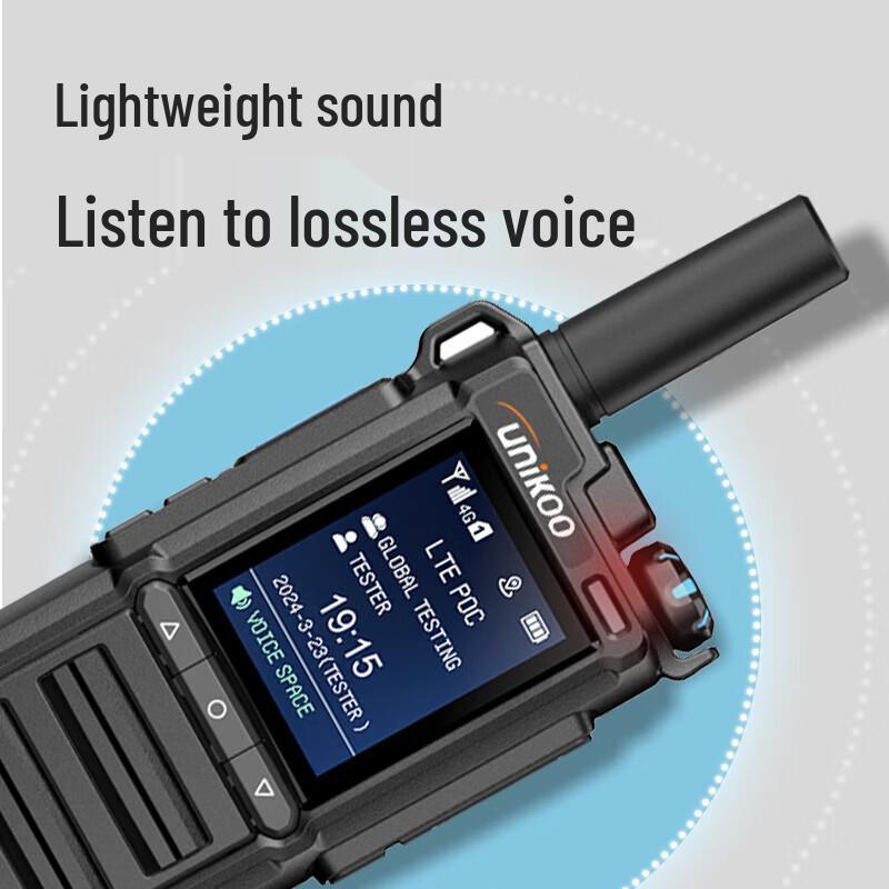 UNIKOO Long-Range 4G/5G Dual-Mode Public Network Walkie-Talkie (CN version)