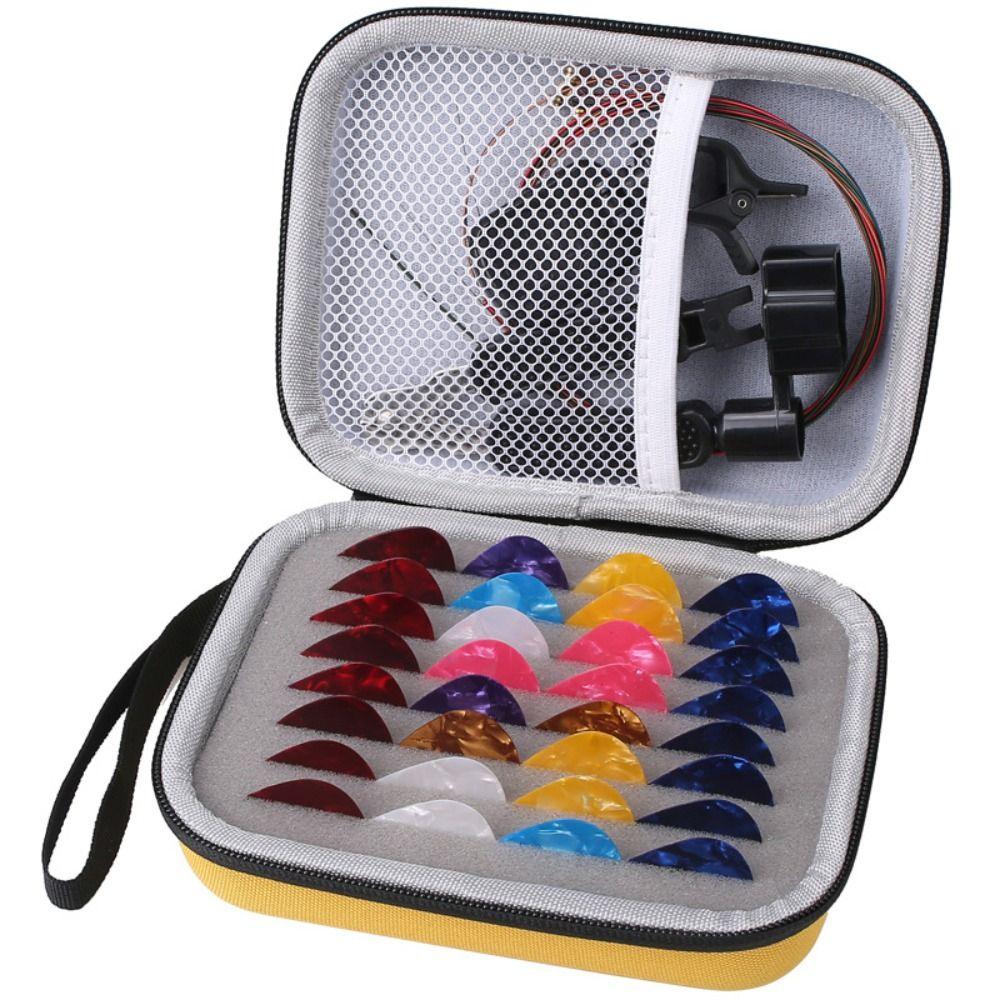 Organizer Pouch Guitar Pick Holder Waterproof Pick Storage Box Pick Case Box Musical Instrument