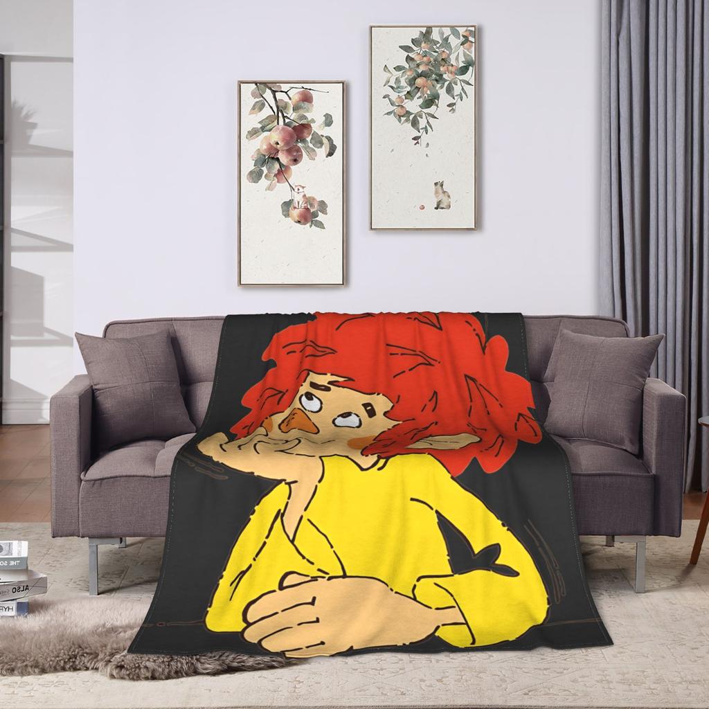 P-Pumuckl Blanket Super Warm Comfortable Plush Throw Blanket For Child Home Decor Flannel Bedspread Bed Cover