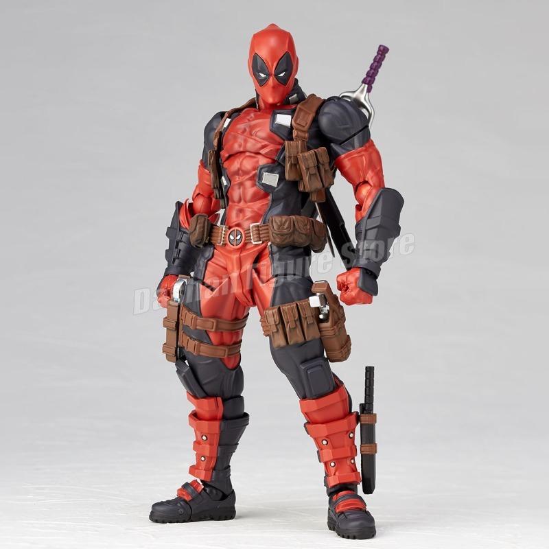 Потрясающая фигурка Дэдпула 2.0 Amazing Yamaguchi ПВХ Коллекционная 15 см Kaiyodo Revoltech 025EX Фигурка Дэдпула и Росомахи Модель Игрушка