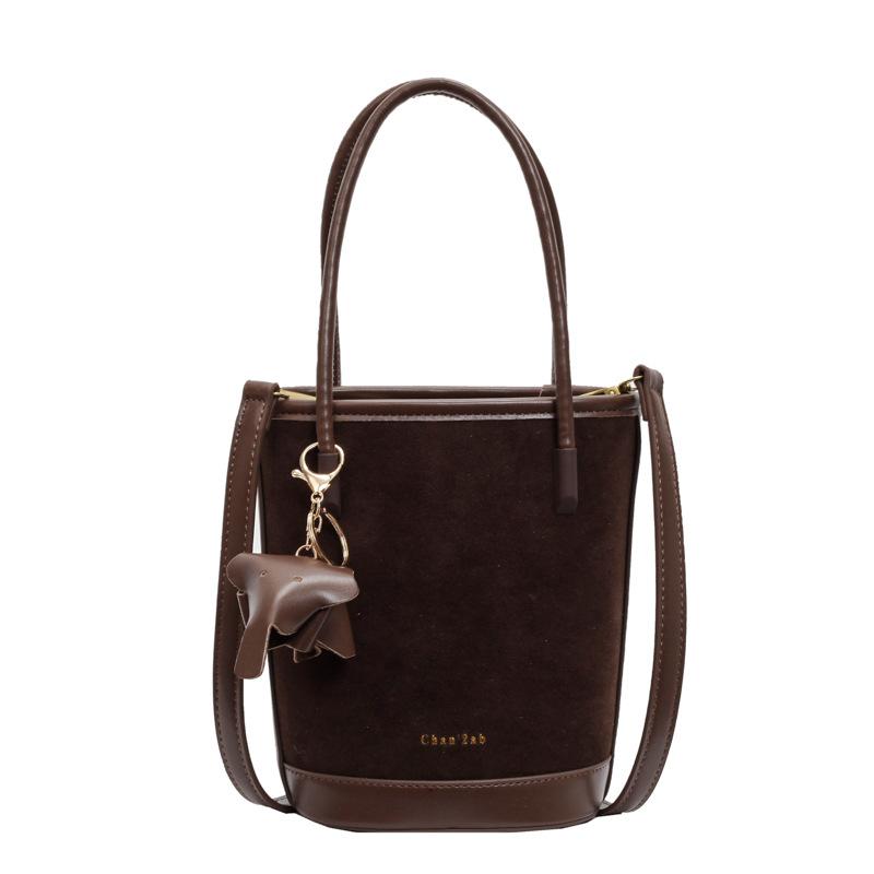 Сумки красного вина для женщин универсальная мини-сумка на плечо простые сумки через плечо замшевые буквы винтаж