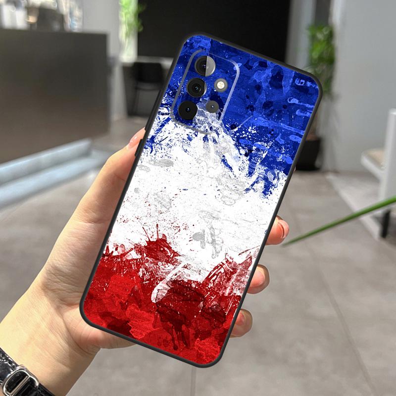 France Flag Case For Samsung Galaxy A32 A12 A22 A52 A35 A26 A16 A05 A55 A15 A54 A34 A14 A56 A36 A13 A53