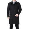 Men Woolen Coat Winter Wool Cashmere Coat Autumn Men Slim Fit Wool Overcoat Wool Blend Long Jacket