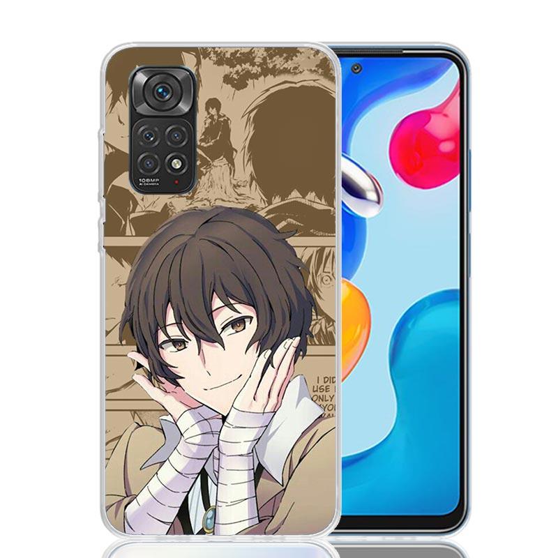 Чехол для телефона Bungo Stray Dogs Дазай для Xiaomi Redmi Note 15 14 13 12S 12 Pro Plus 11S 11E 11 11T 10S 10 Арт Мягкий Чехол с Рисунком Re