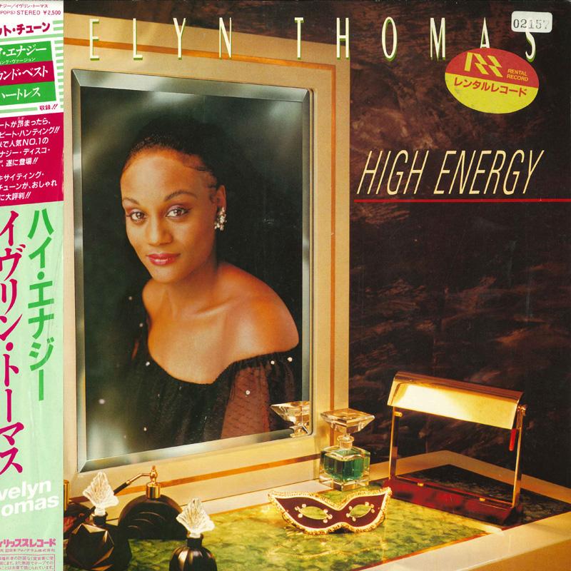 Виниловая пластинка EVELYN THOMAS - High Energy 25PP159 Philips 1984 Япония Obi SoulFunk Б/у