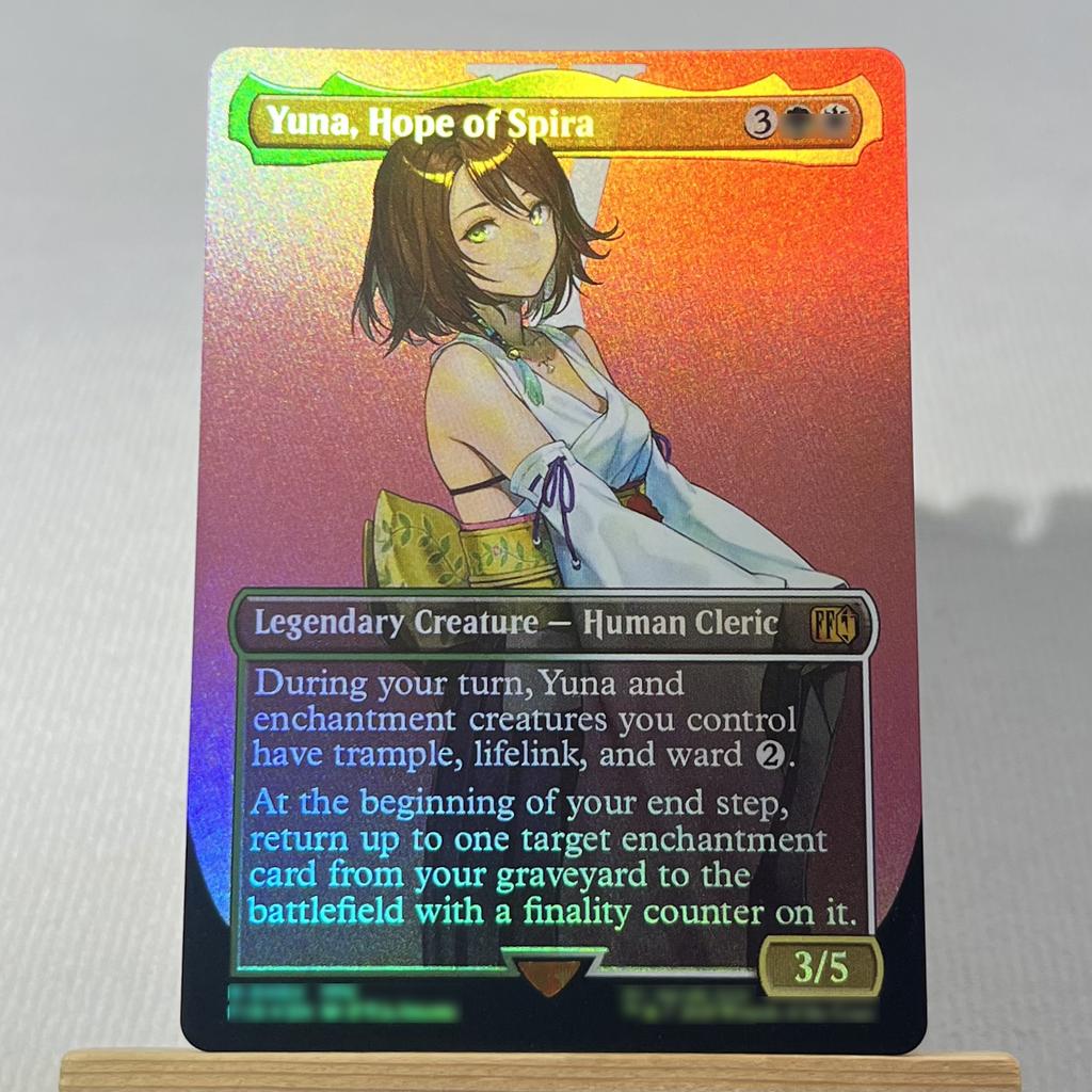 FIN FIC FOIL4-001 Tcg прокси магические карты Облако, Наемник Мидгара Призыв Багамута Виви Орнитьер Молния, Армия из одного собирается