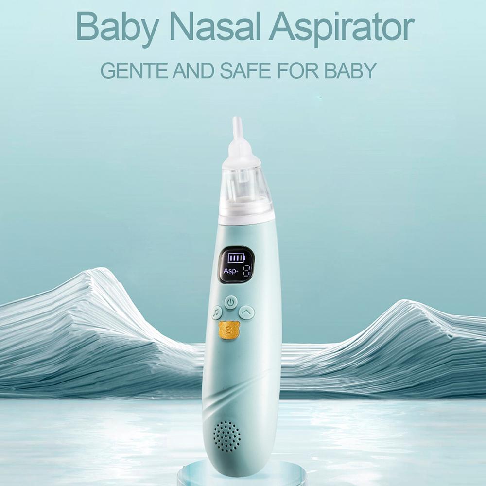 Ручной электрический детский назальный аспиратор, детская присоска для носа, очиститель носа для младенцев, 3 уровня всасывания