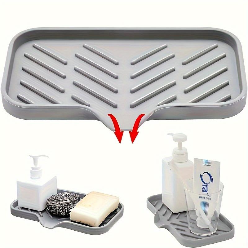 Silicone Kitchen Sink Tray Soap Holder