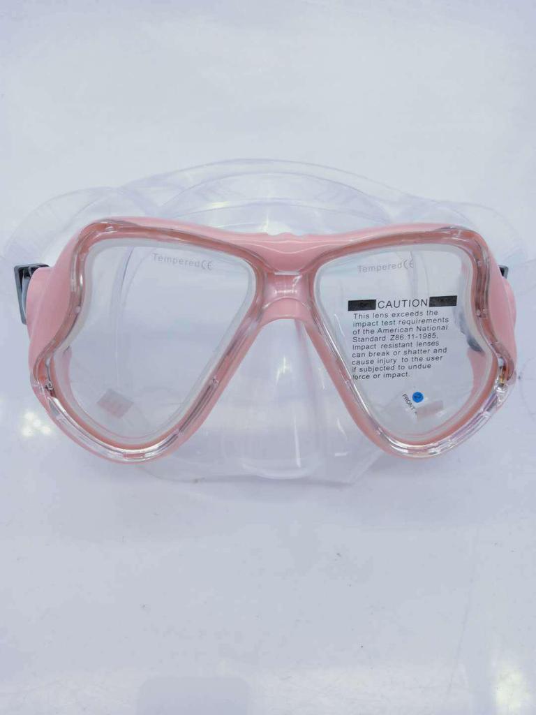 Large Frame Myopia Diving Mask with Tempered Glass and Liquid Silicone
