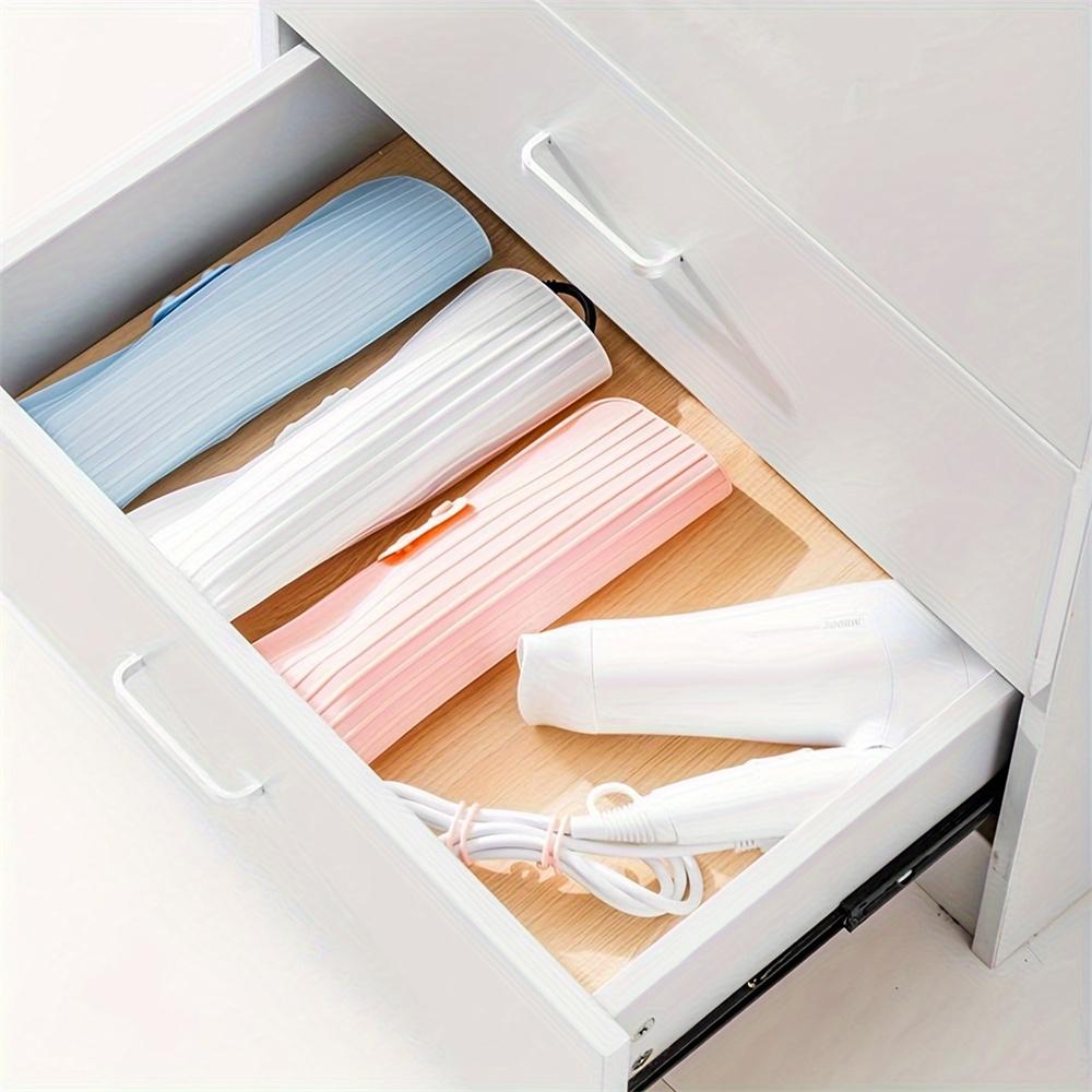 1PC Portable Silicone Curly Iron Storage Bag For Travel And Business Trips Roll Clip Flat Bag Suitable For Women's Outings