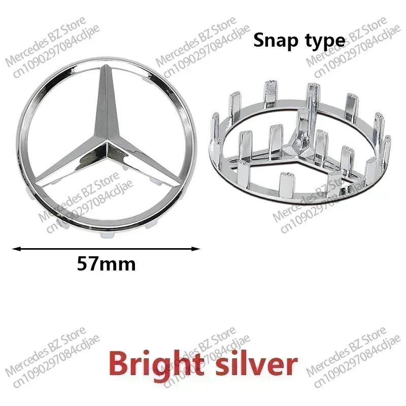52/57mm ABS Car Steering Wheel Emblem with Pins Cover for Mercedes Benz AMG A63 W166 W212 W213 W246 W176 W177 W205 C180 C63 W167 OP1
