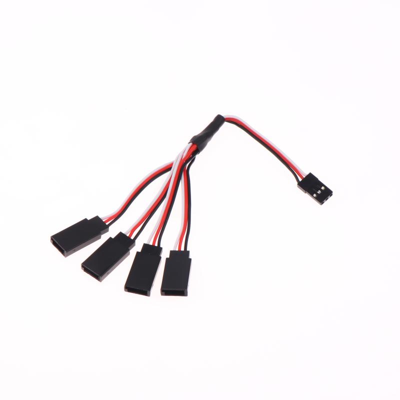 Servo Extension Cable 150mm/200mm Long For Model Cars Ships Aircraft 1 To 2/3/4 Y-lines