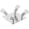 4 Way Square Spot Light Ceiling Spotlight 4 GU10 Bulbs Chandelier Lamps Adjustable Angle Rotatable Ceiling Light for Home Decor