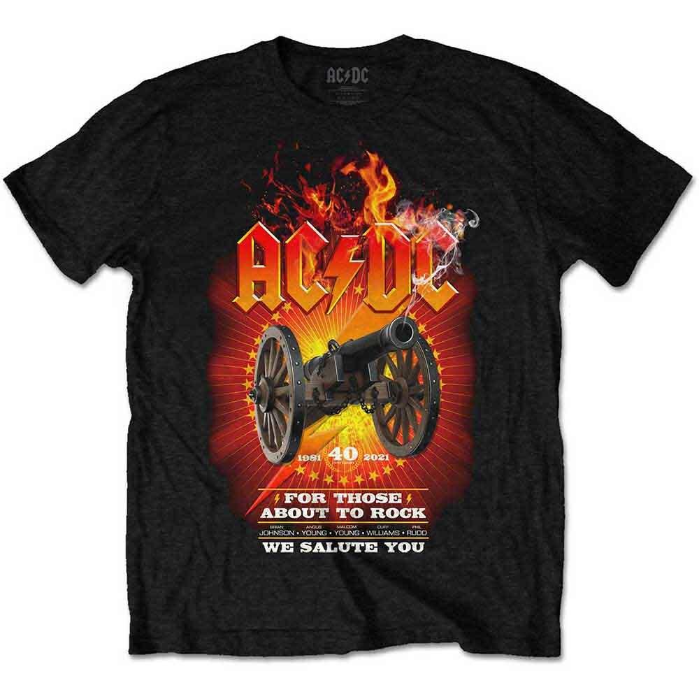 AC/DC - For Those About To Rock - 40-й Пылающий (Футболка)