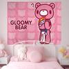 Кавайи GGloomy Bears Подвесной Богемный Гобелен Подвесной Таро Хиппи Настенные Ковры Комната Декор Дома
