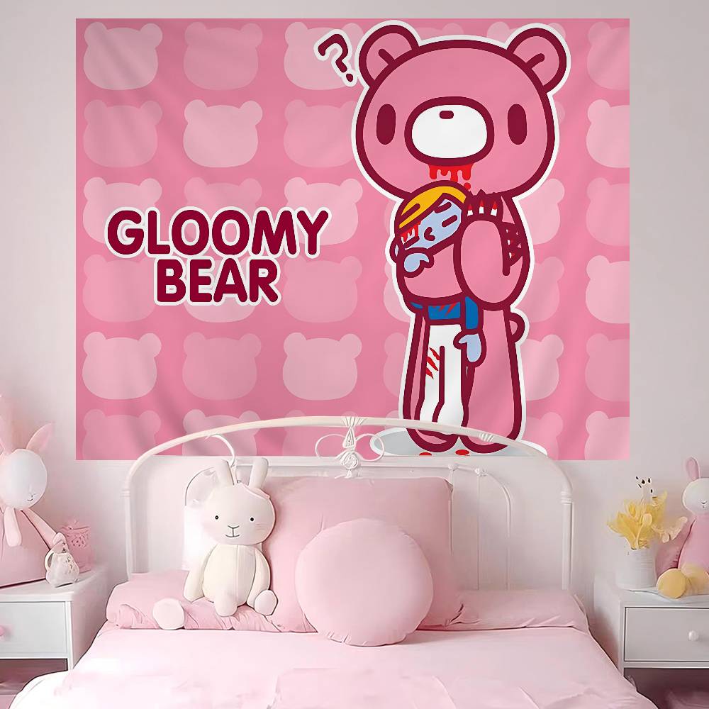Кавайи GGloomy Bears Подвесной Богемный Гобелен Подвесной Таро Хиппи Настенные Ковры Комната Декор Дома