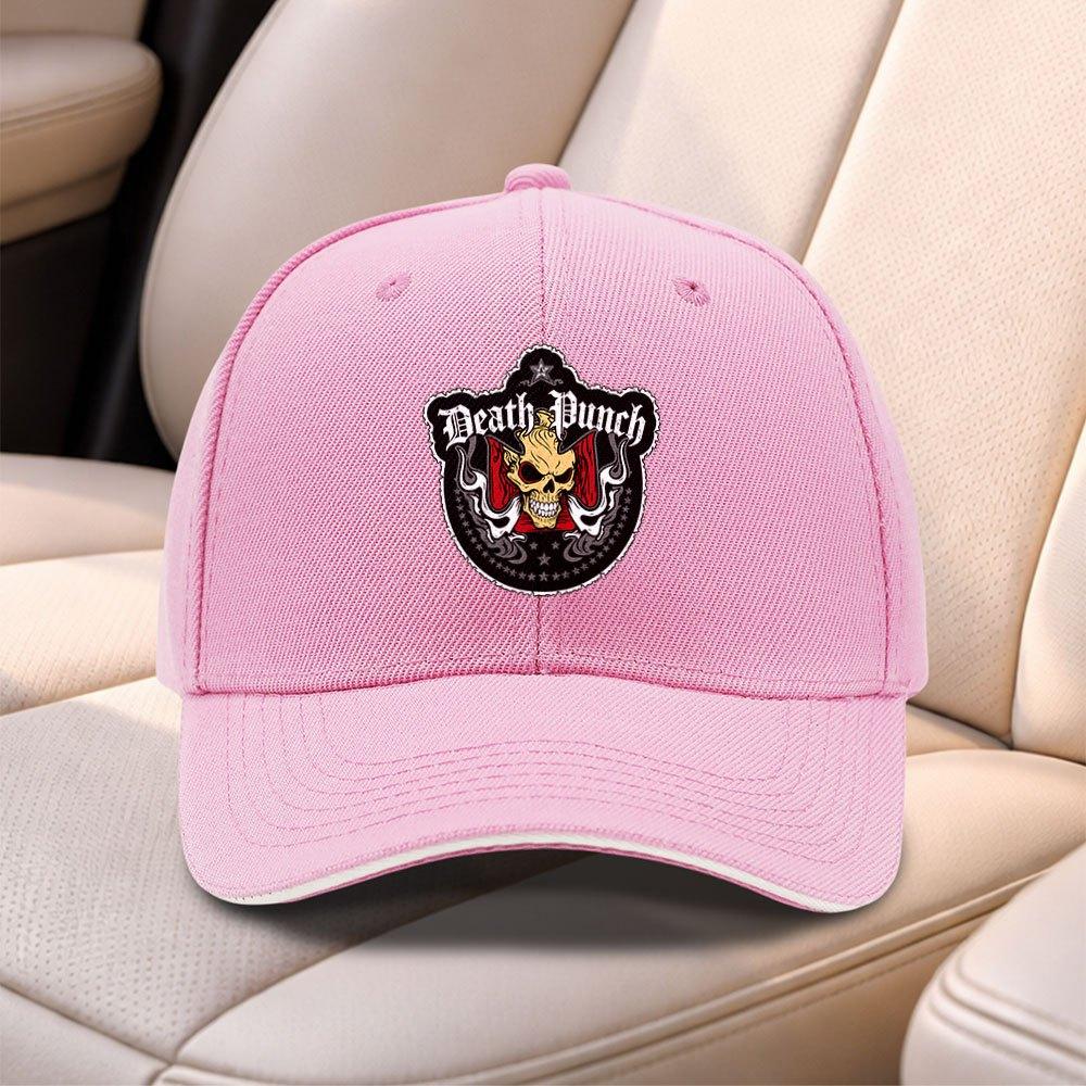 pc FiveFinger Death Punch Sandwich Baseball Cap Adjustable Outdoor Duckbill Cap Essential Item for Unisex and Womens Daily C