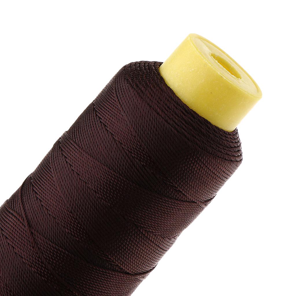 200-метровая нейлоновая швейная нить для обивки из кожи белого цвета