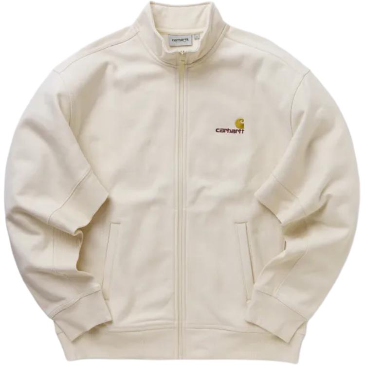 Carhartt WIP Logo Embroidered Zip High Neck Loose Fit Long Sleeve Jacket Men jackets I031686-05-XX